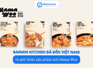 BAEMIN Kitchen đã đến Việt Nam và giới thiệu sản phẩm mới Mama Woo