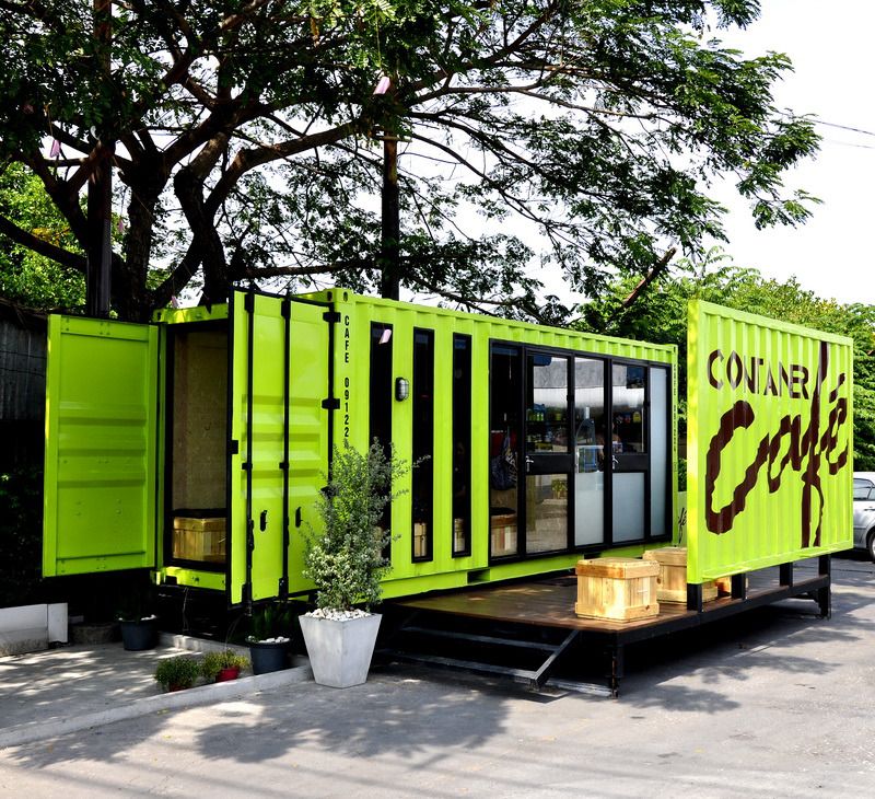 kinh doanh quán cafe container