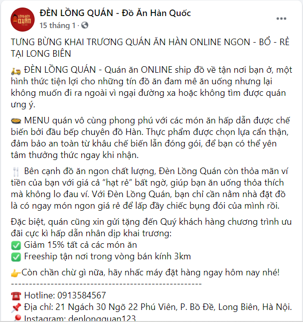 Quảng cáo món ăn