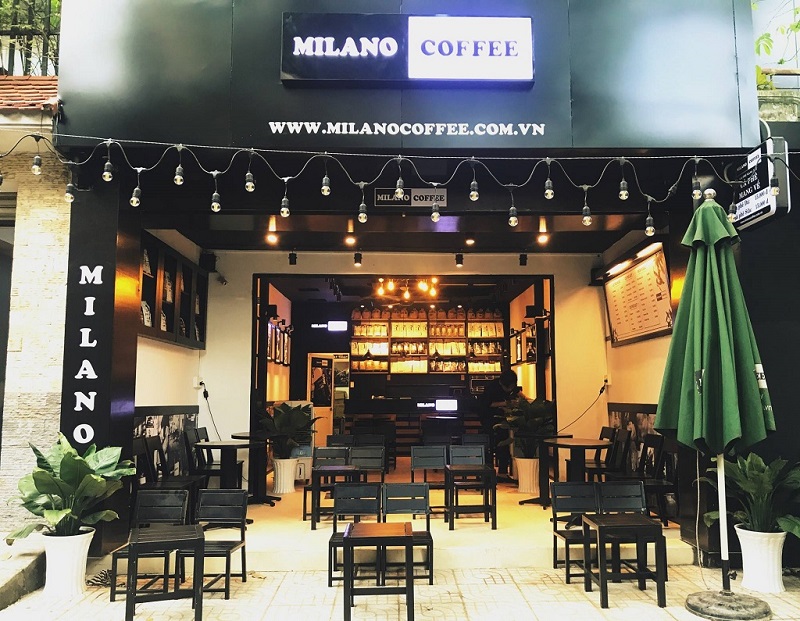 Milano là thương hiệu cafe lâu đời trên thị trường cafe Việt Nam
