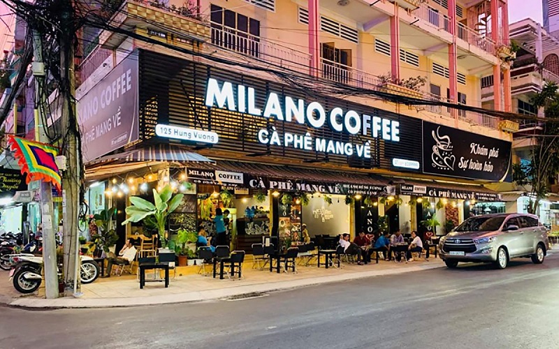  mặt bằng nhượng quyền cafe milano