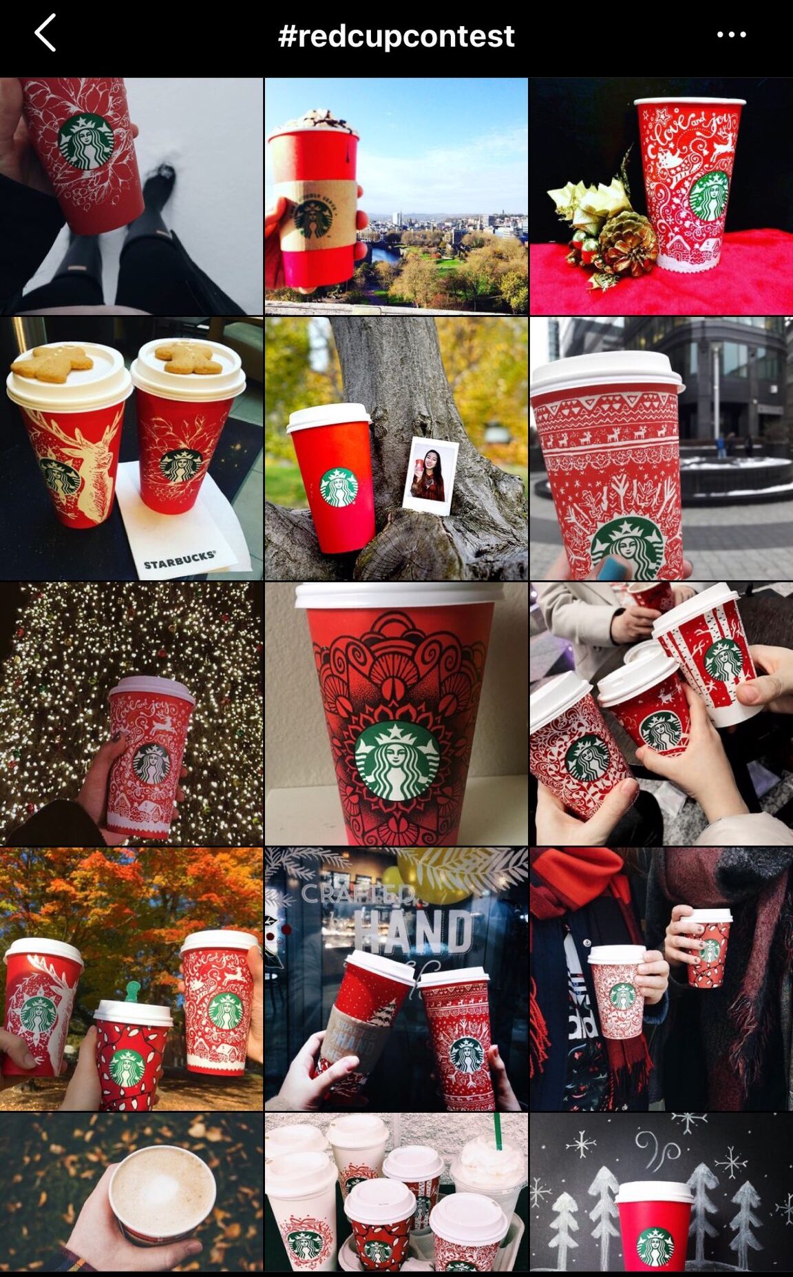 Chiến lược kinh doanh marketing redcupcontest của Starbucks