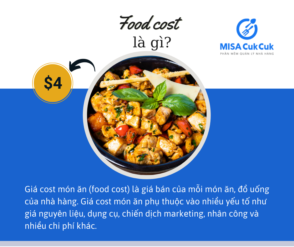 Cách tính giá cost món ăn