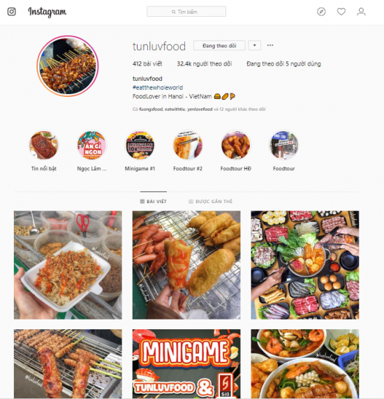 Mẫu quảng cáo món ăn trên Instagram thu hút, độc đáo