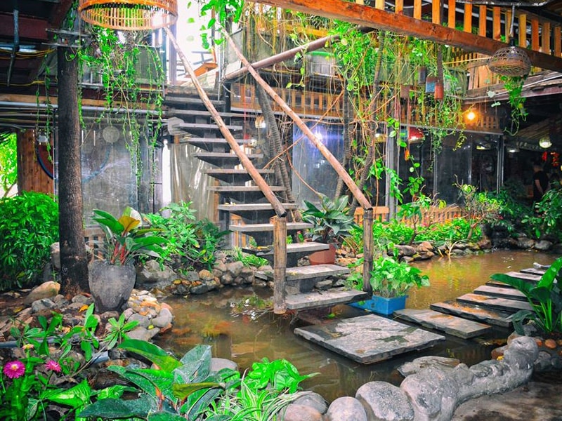 Thiết kế nhà hàng sân vườn Việt Nam