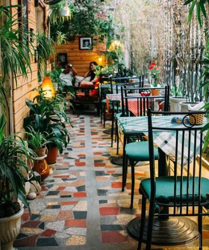 Mô hình quán cafe xanh phong cách Việt Nam