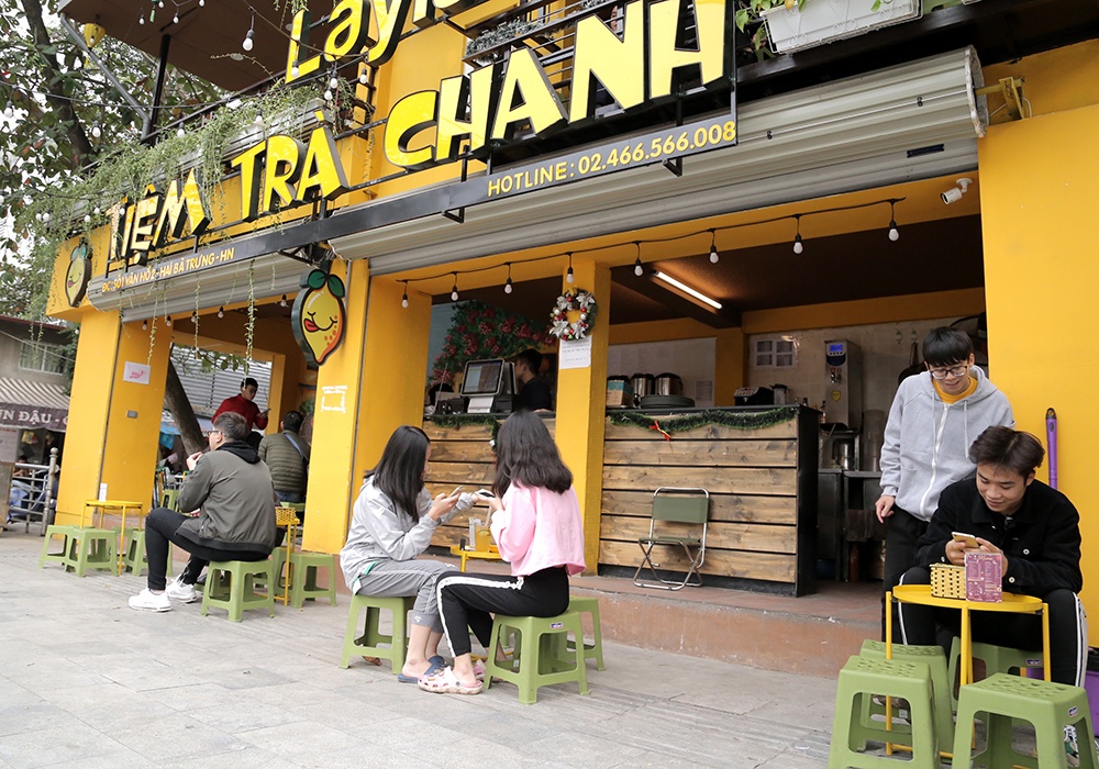 tiệm trà chanh Hà Nội