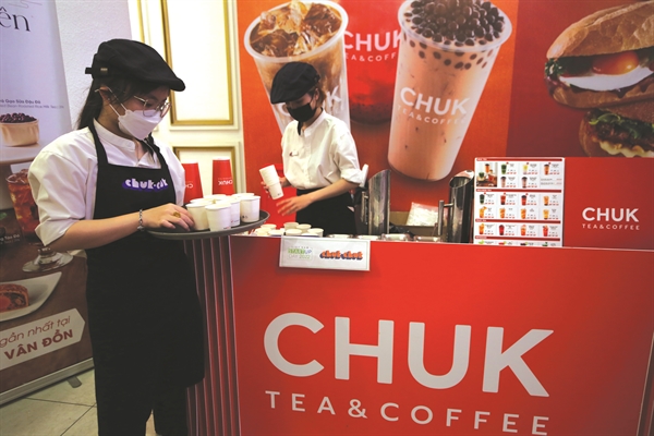 trà sửa Chukchuk ở thị trường Việt Nam