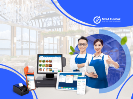 Giá bán phần mềm quản lý quán cafe MISA CukCuk