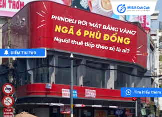 PhinDeli rời mặt bằng vàng ngã 6 Phù Đổng