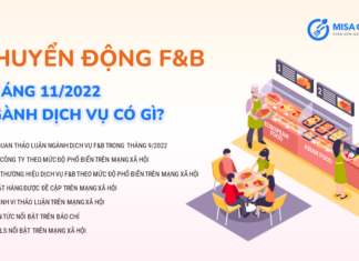 Bản tin ngành dịch vụ F&B tháng 11