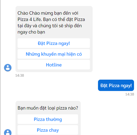 Kịch bản chatbot cho nhà hàng