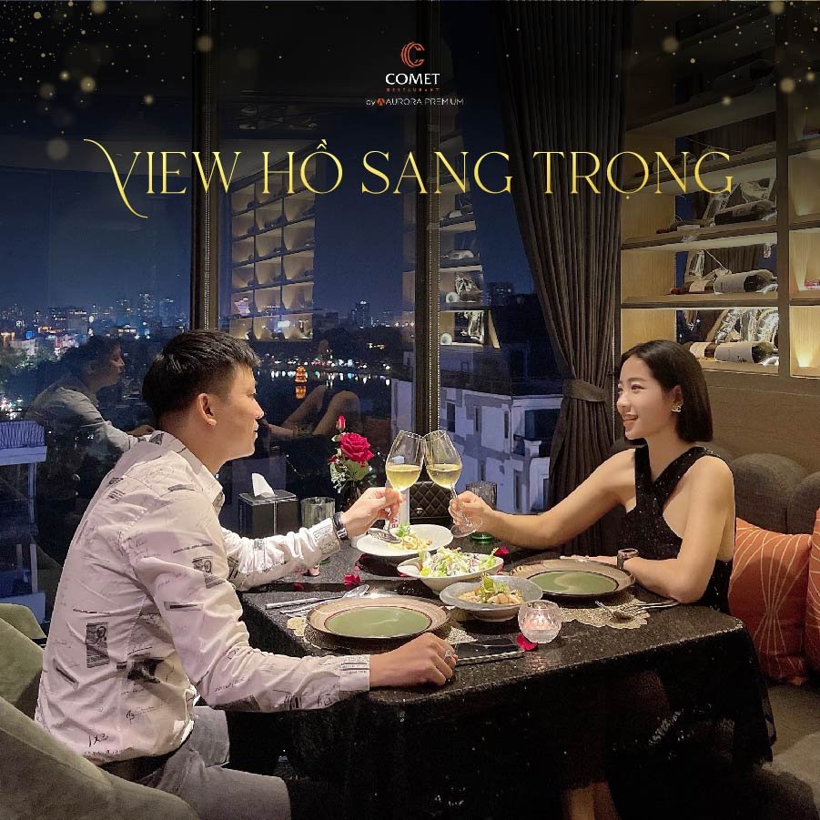 nhà hàng lãng mạn tại Hà Nội