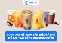 Gong Cha Việt Nam bán thêm cà phê, mở lại hoạt động nhượng quyền