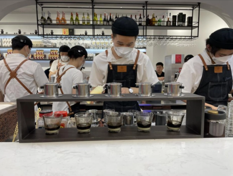 Cửa hàng Thế giới cà phê Trung Nguyên Legend tại Thượng Hải