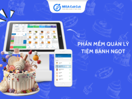 Phần mềm quản lý tiệm bánh ngọt MISA CukCuk