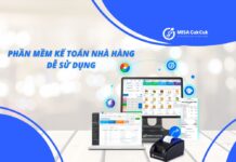 Phần mềm kế toán nhà hàng MISA CukCuk