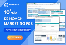 Mẫu excel marketing tặng khách hàng