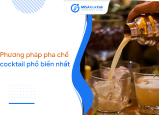 Phương pháp pha chế cocktail phổ biến nhất