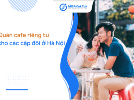 Quán cafe riêng tư cho các cặp đôi ở Hà Nội