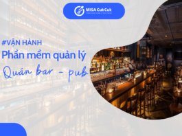 phần mềm quản lý quán bar/pub