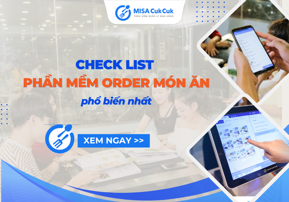 Phần mềm order món ăn