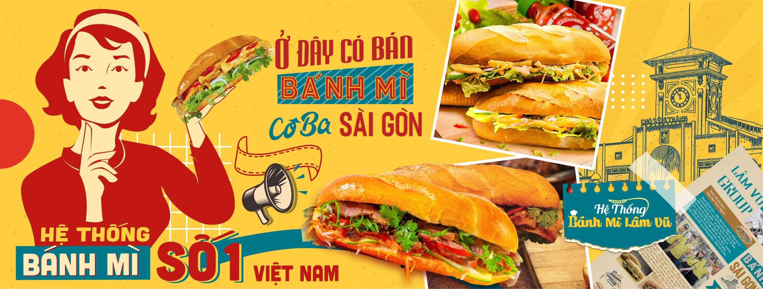 Nhượng quyền bánh mì Cô Ba Sài Gòn