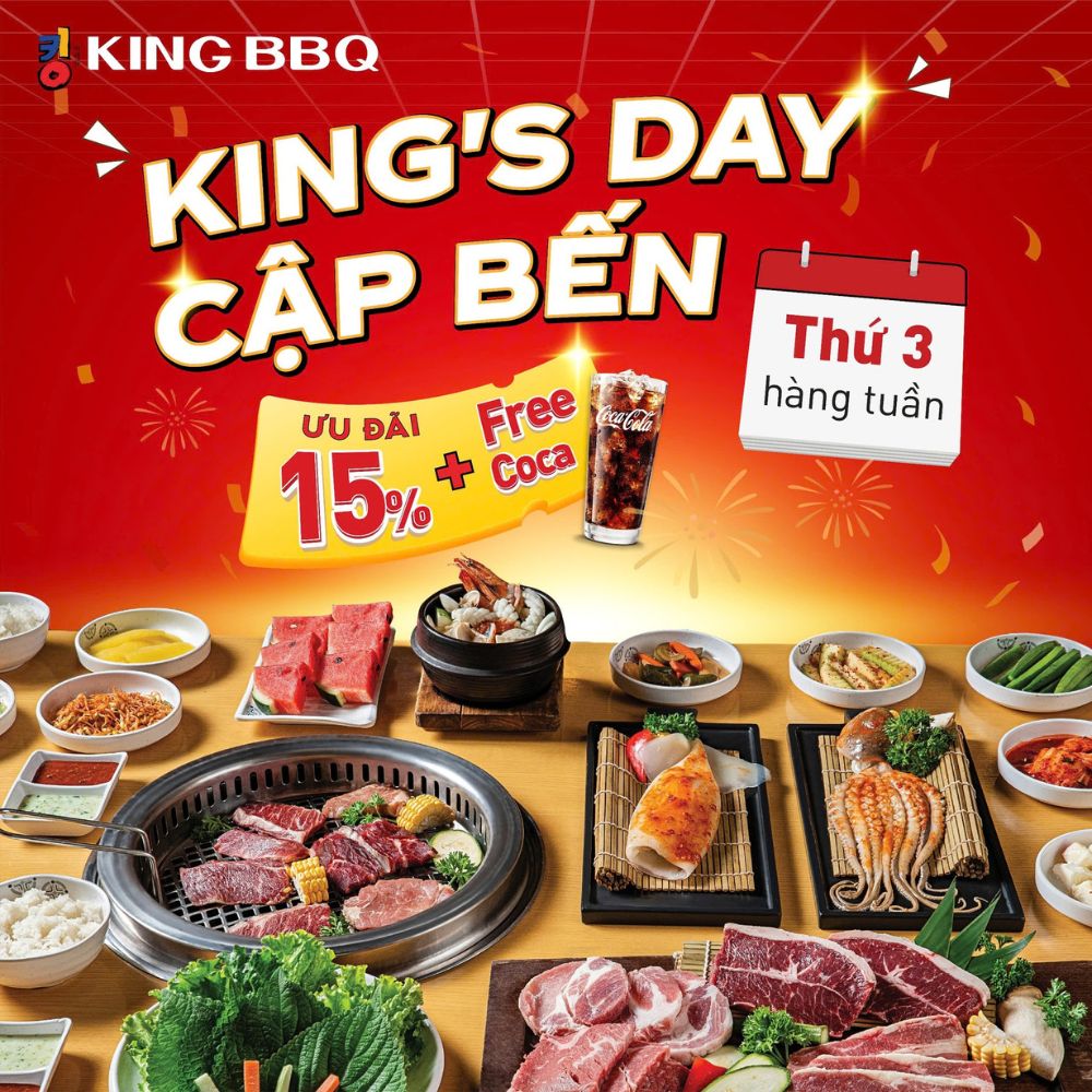 Chương trình khuyến mãi của King BBQ