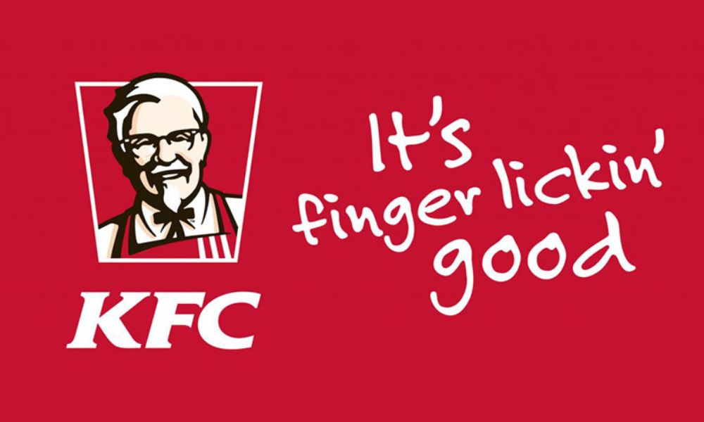 "It's Finger licking good" - KFC