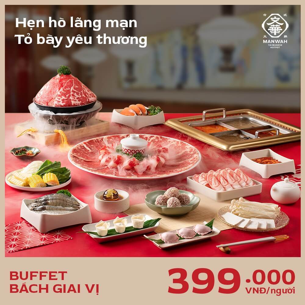 Giá lẩu Manwah Buffet