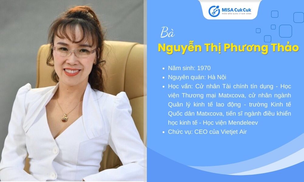 Nguyễn Thị Phương Thảo - Sáng lập Vietjet Air