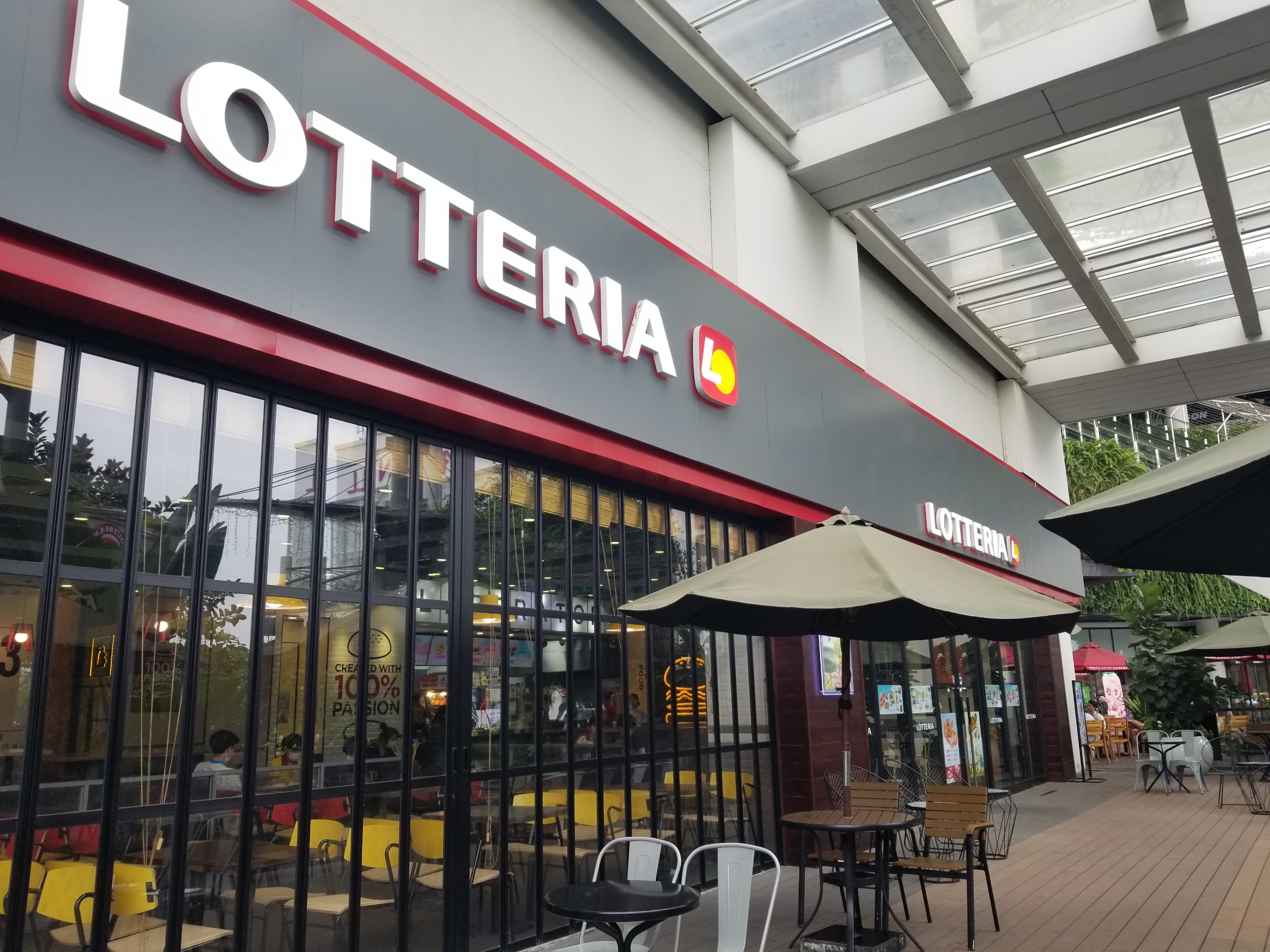 phí nhượng quyền lotteria