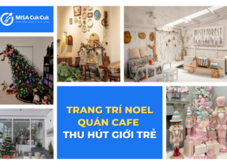 Phong cách trang trí Noel quán cafe thu hút giới trẻ