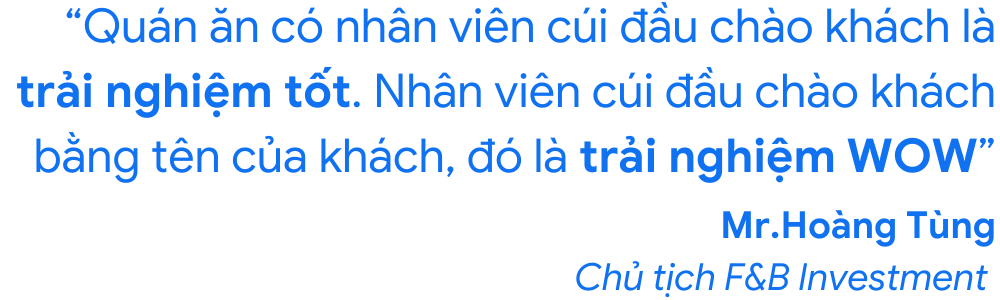 Nhận định của anh Hoàng Tùng Piz về trải nghiệm khách hàng