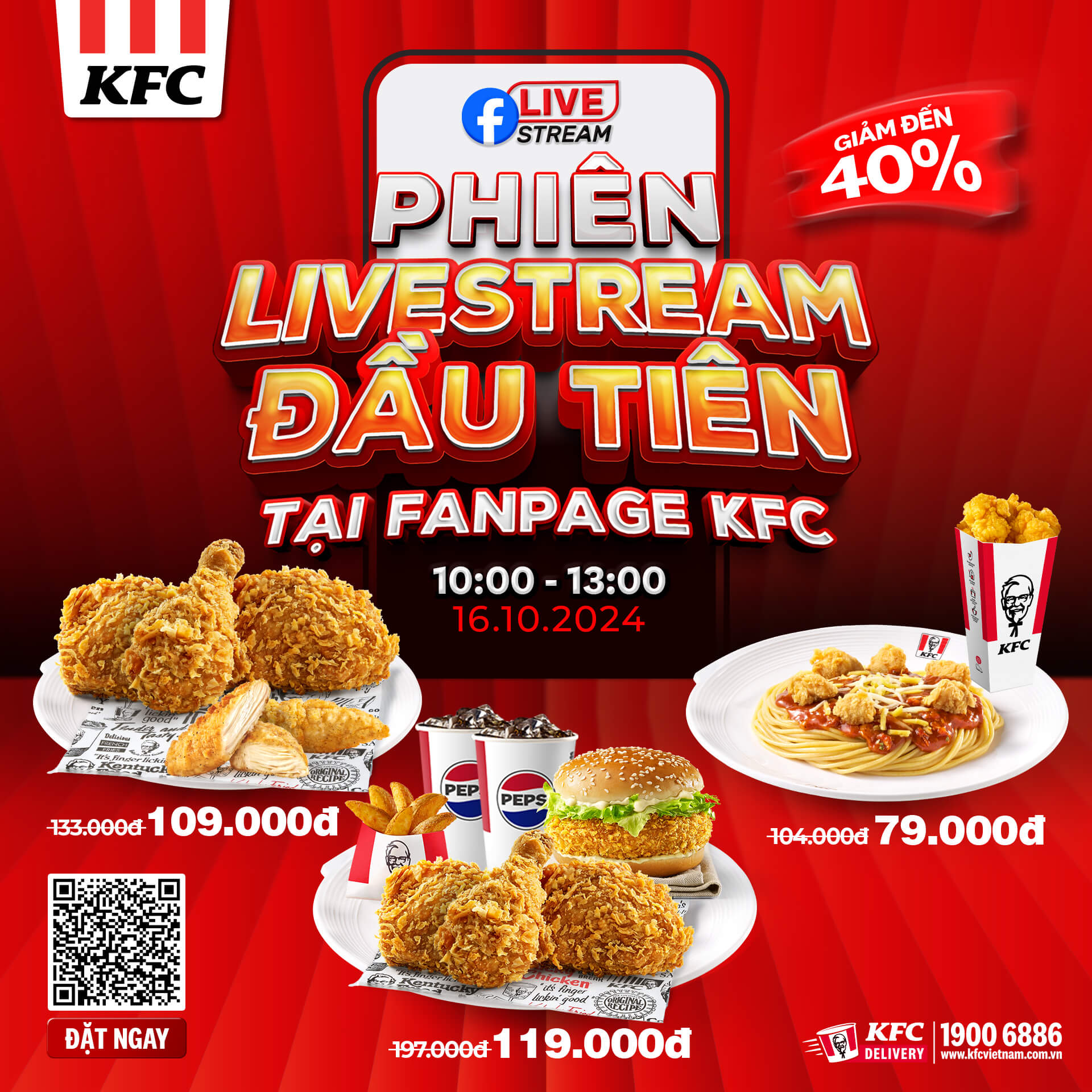 KFC thường xuyên tổ chức các chương trình khuyến mãi