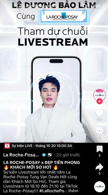 Ví dụ mẫu kịch bản livestream kết hợp với KOLs