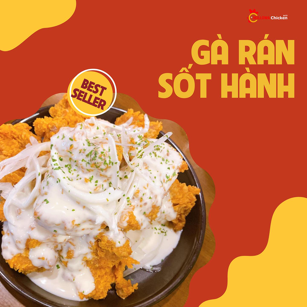 Best seller gà sốt kem hành