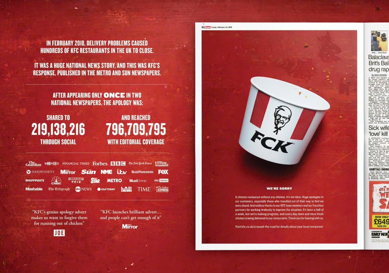 Chiến dịch “FCK” của KFC