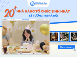 Nhà hàng tổ chức sinh nhật tại Hà Nội