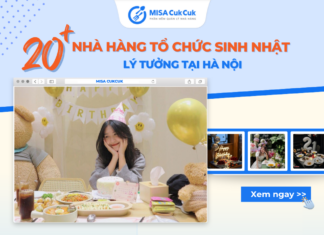 Nhà hàng tổ chức sinh nhật tại Hà Nội