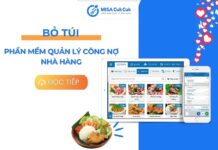 phần mềm quản lý công nợ nhà hàng