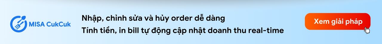 Phần mềm thu ngân nhà hàng