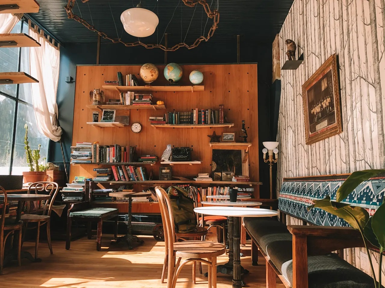 Phong cách Bohemian khi decor quán cafe nhỏ