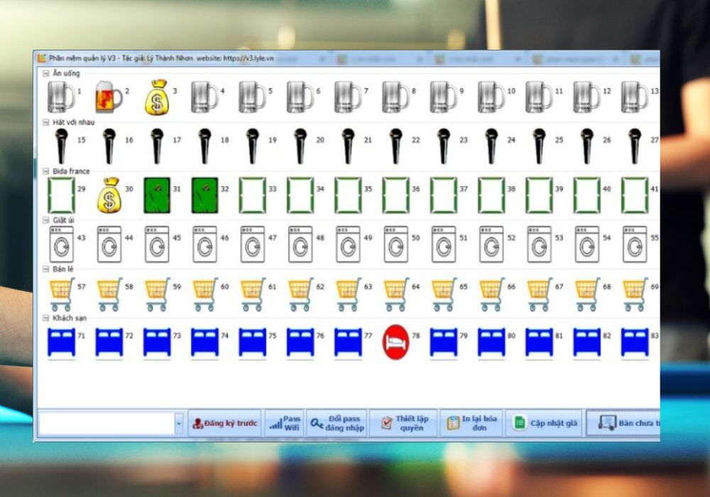Phần mềm tính tiền quán bida miễn phí Haravan 