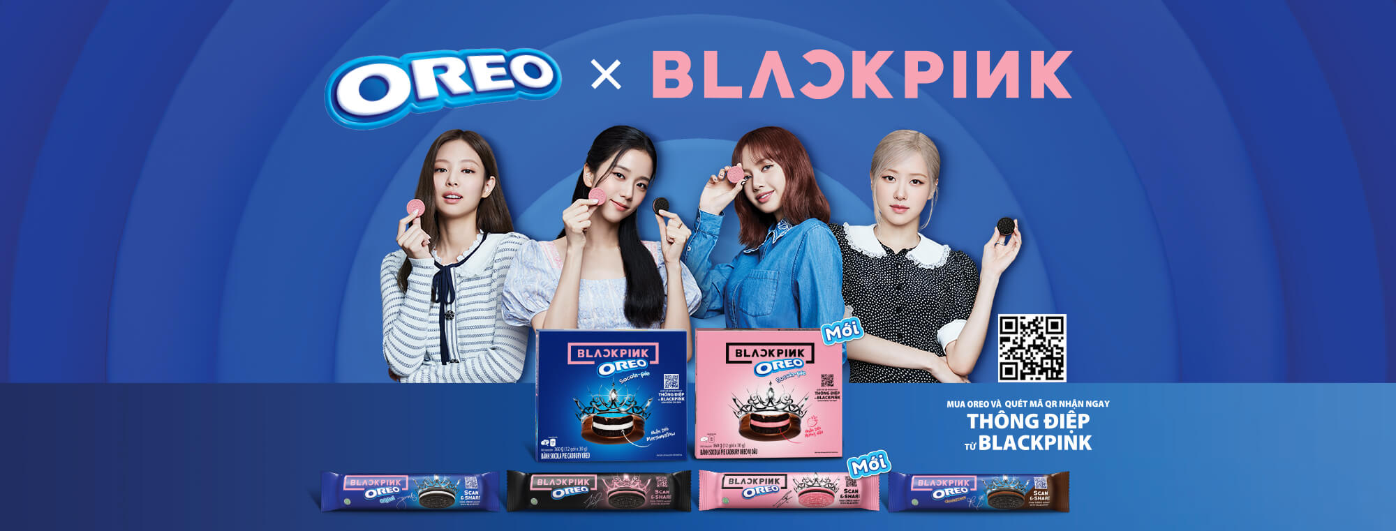 Chiến dịch quảng bá của Oreo hợp tác với BLACKPINK