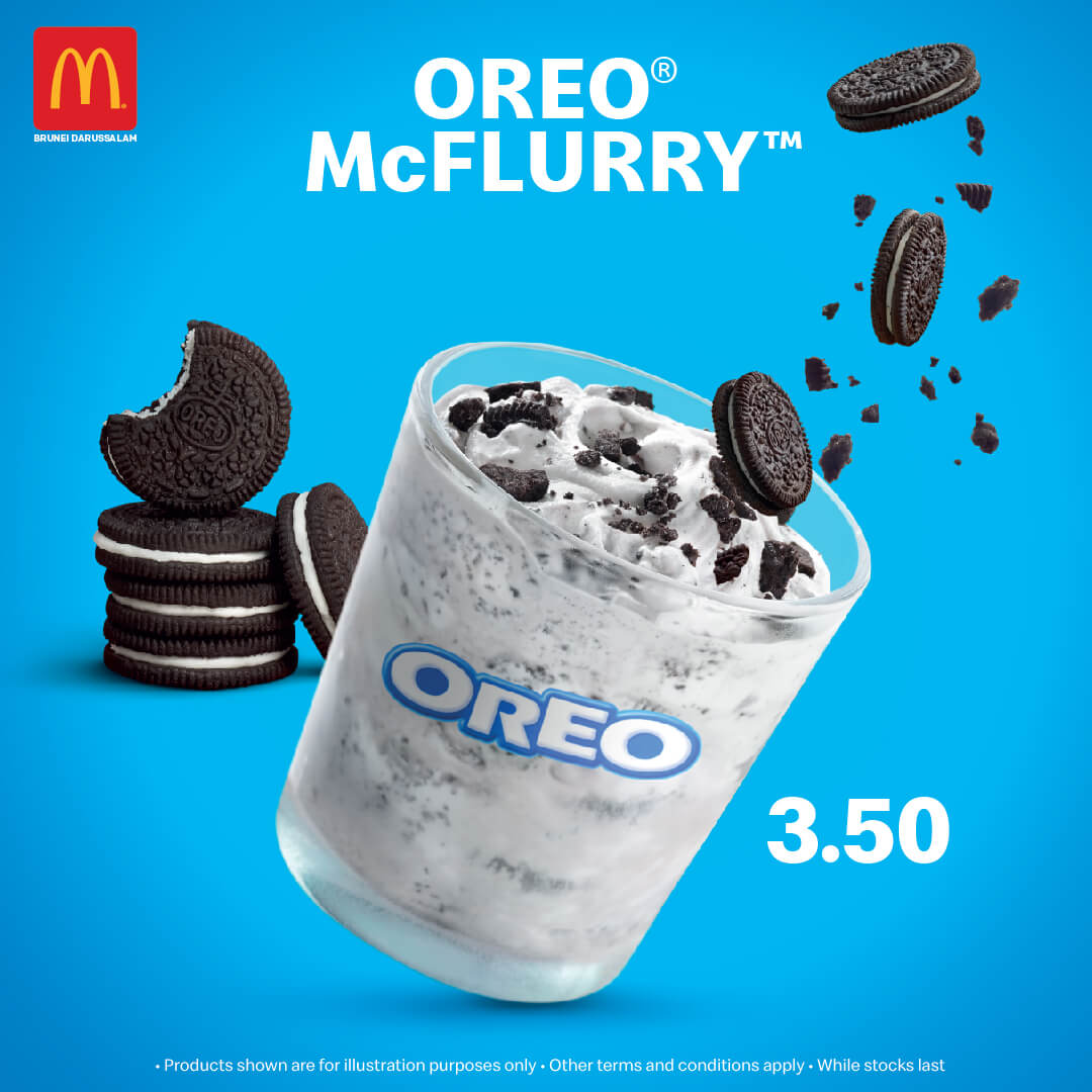 Oreo McFlurry là sự hợp tác giữa Oreo và McDonald's