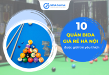 Quán bida giá rẻ Hà Nội