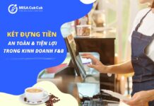 Két đựng tiền thu ngân nhà hàng quán ăn quán cafe