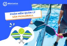 Phần mềm quản lý sân Pickleball