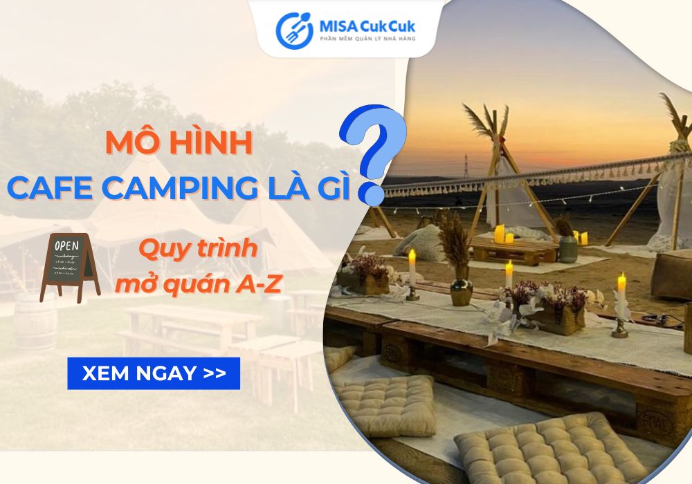 Mô hình cafe camping